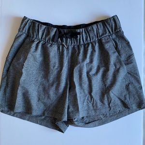 Lululemon On The Move Shorts- Charcoal Gray